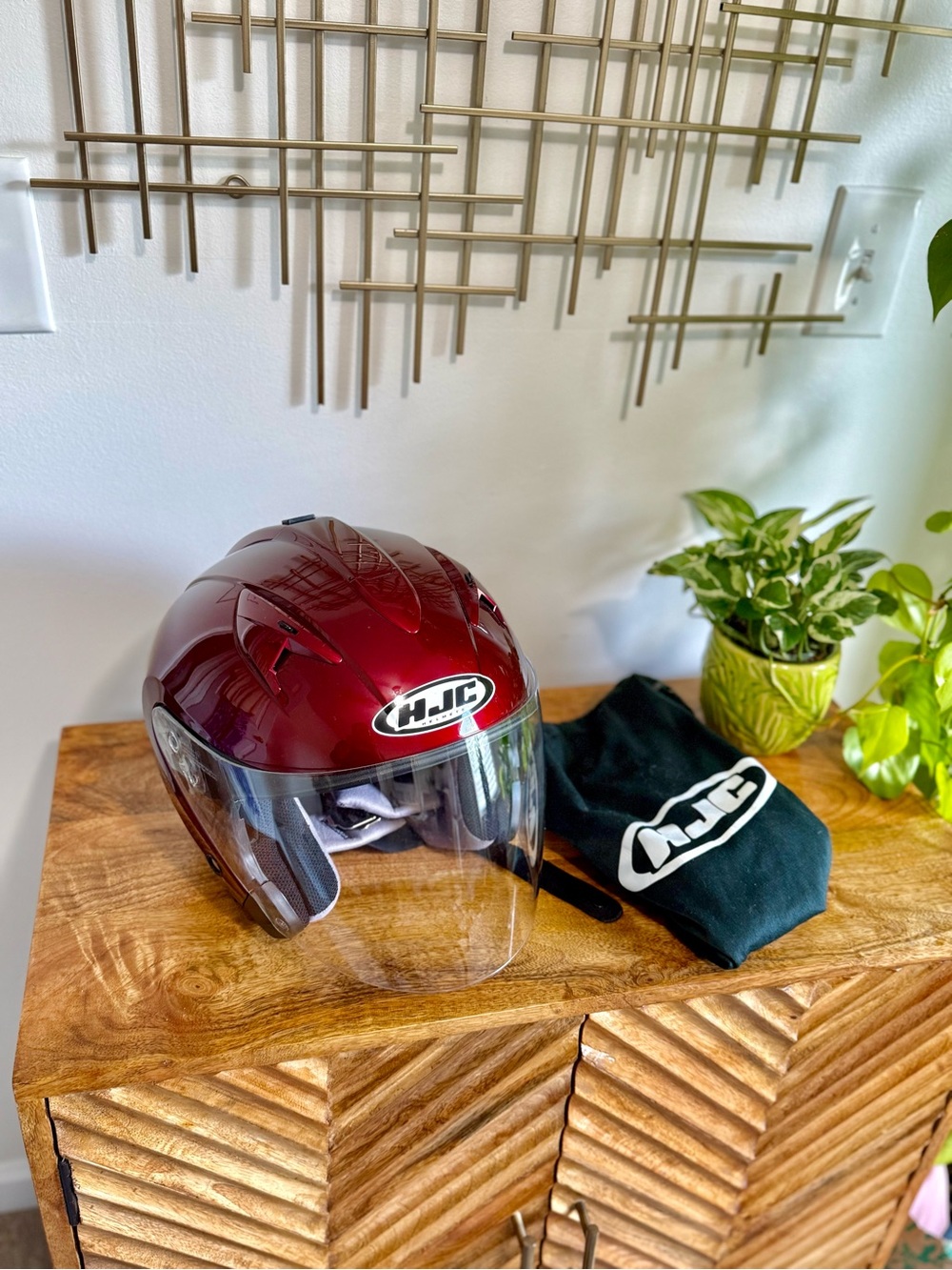 HJL open face helmet Small